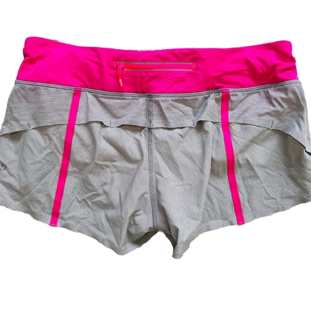 lululemon athletica Pink and Gray Athletic Shorts